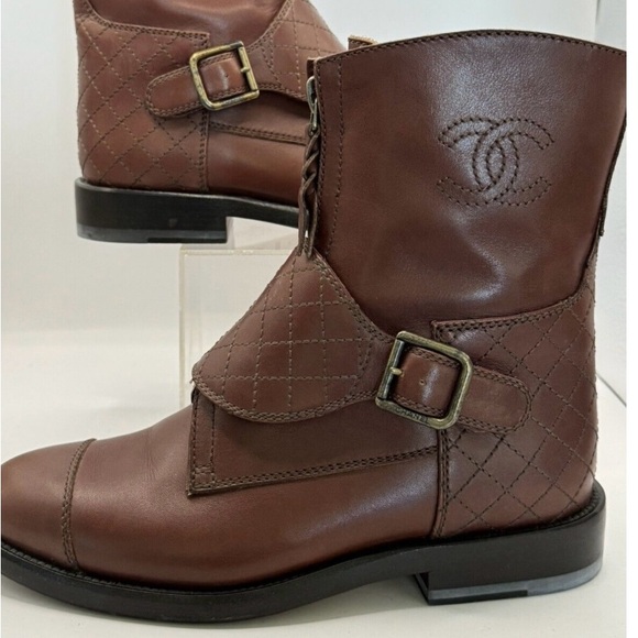 Chanel Zip Up Bootie - Picture 1 of 6